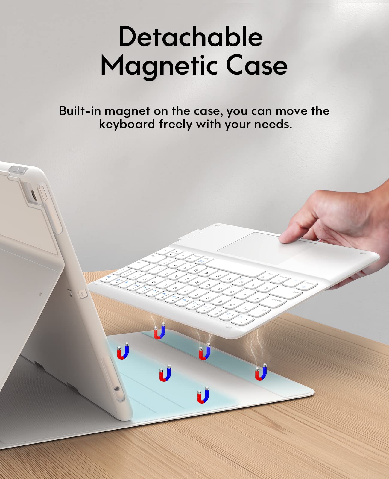 iPad Keyboard 9th Generation, Keyboard for iPad 8th Generation/7th